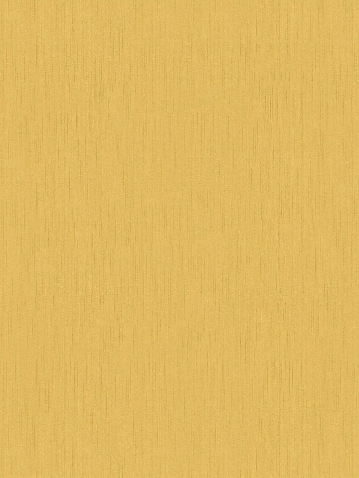 Vienkrāsainas tekstila tapetes AS Creation 96858-6 dzeltenā krāsā AS Creation