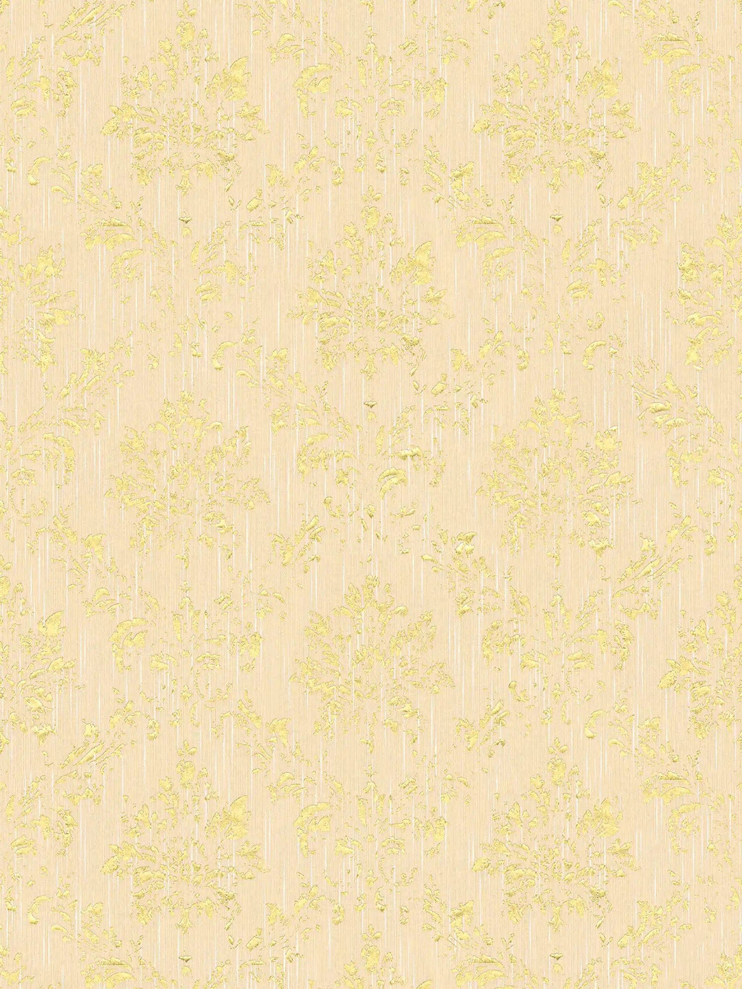 Tekstila tapetes barokā stilā – zeltā krāsā, 306623 AS Creation