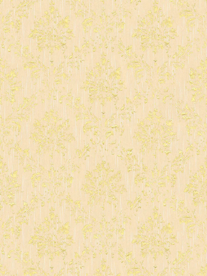 Tekstila tapetes barokā stilā – zeltā krāsā, 306623 AS Creation