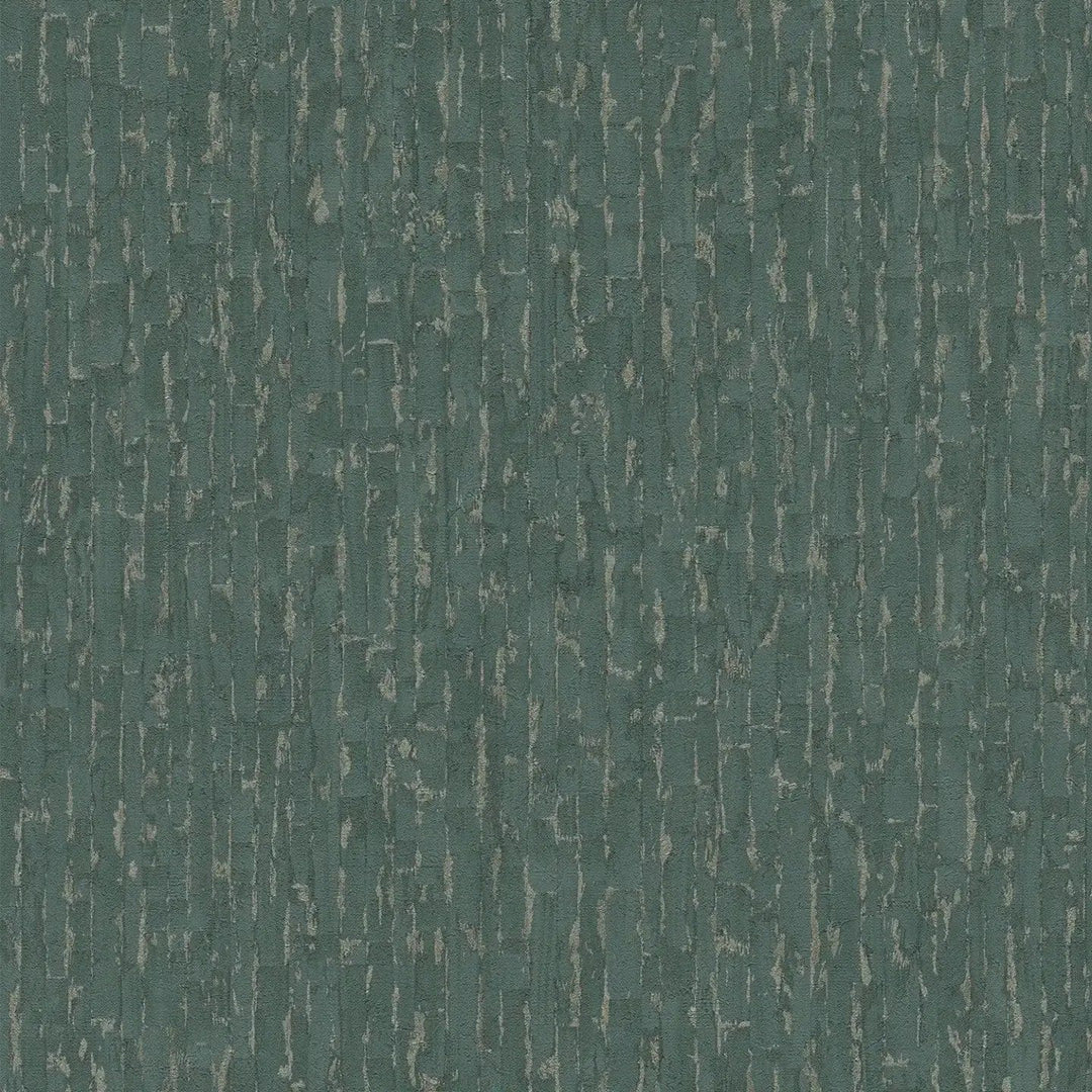 Tumšas un smalkas tapetes ar austu izskatu un vieglu faktūru, zaļā/zeltā - 786664 AS Creation