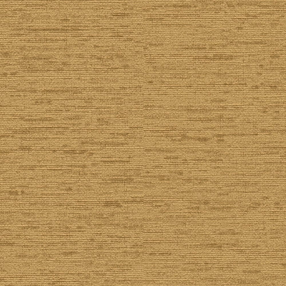 Vienkrāsaina tapete ar auduma struktūru:  dzeltenbrūnā krāsā, 393516 AS Creation