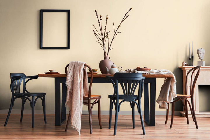 Vienkrāsainas flizelīna tapetes ar lina tekstūru: bēšā krāsā, 389022 AS Creation