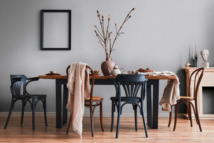 Vienkrāsainas flizelīna tapetes ar lina tekstūru: tumši pelēkā, 389023 AS Creation