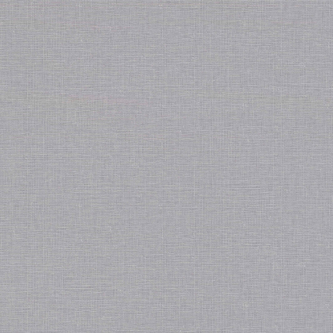 Vienkrāsainas flizelīna tapetes ar lina tekstūru: tumši pelēkā, 389023 AS Creation