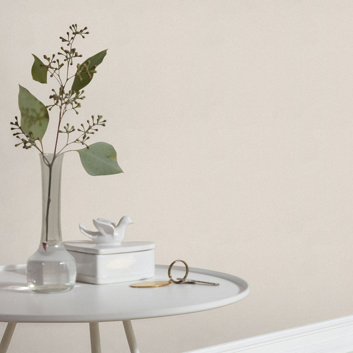 Vienkrāsainas matētas tapetes bēšā/krēmkrāsā, Erismann - 1033526 Erismann