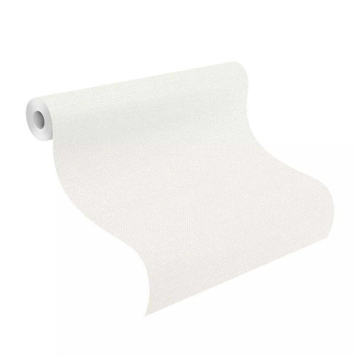 Vienkrāsainas matētas tapetes RASCH, baltā krāsā, 312102 RASCH