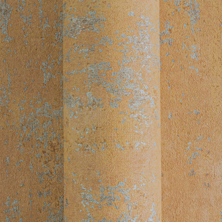 Vienkrāsainas tapetes ar apmetuma rakstu - oranžā krāsā - 786296 AS Creation