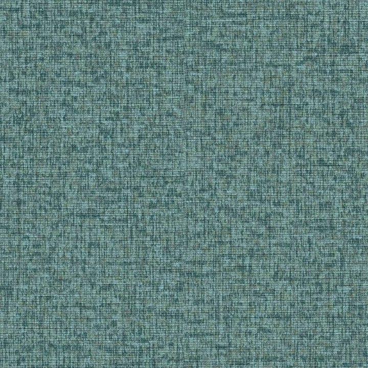 Vienkrāsainas tapetes ar auduma struktūru: zaļā, zilā, tirkīzā, 393542 AS Creation
