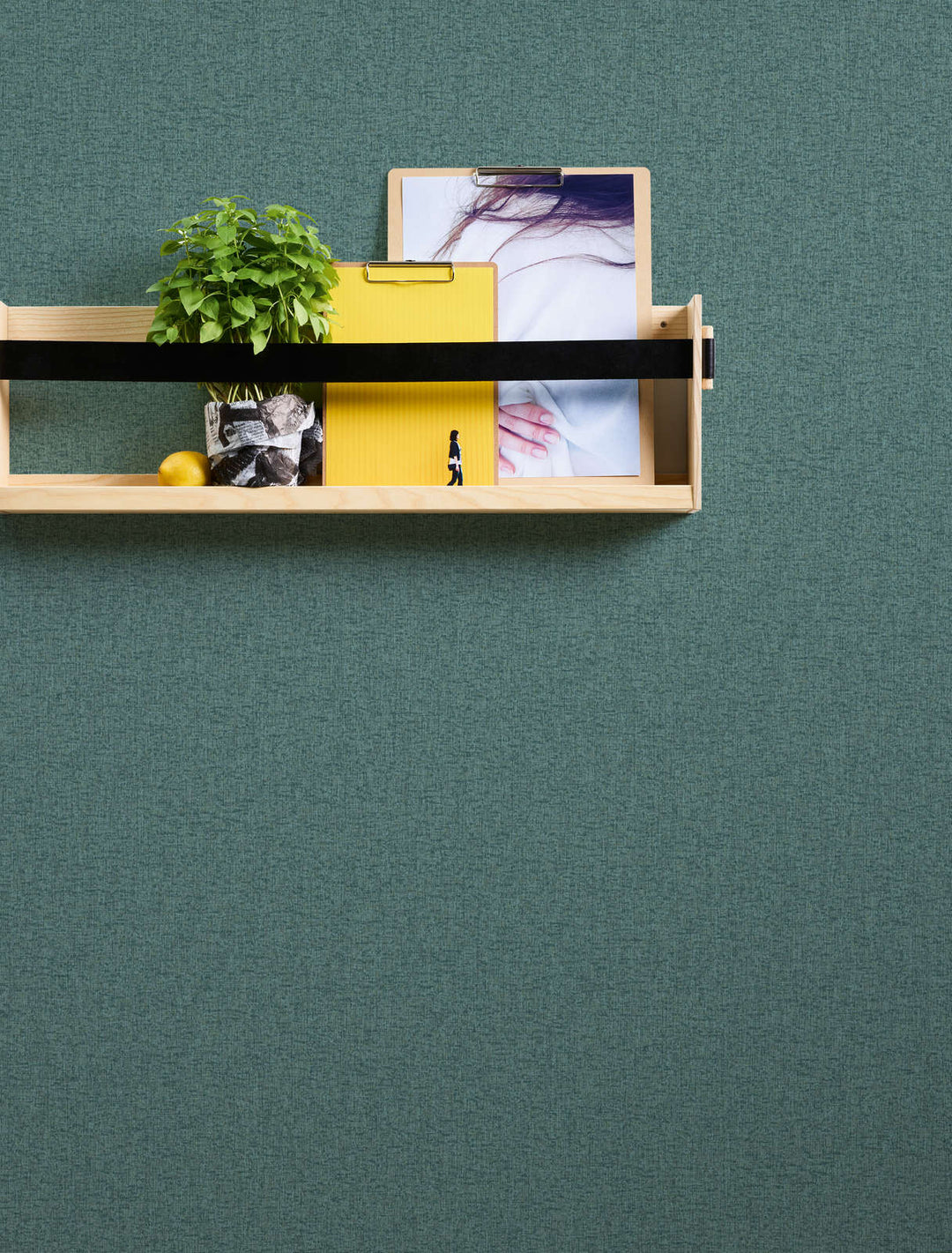 Vienkrāsainas tapetes ar auduma struktūru: zaļā, zilā, tirkīzā, 393542 AS Creation