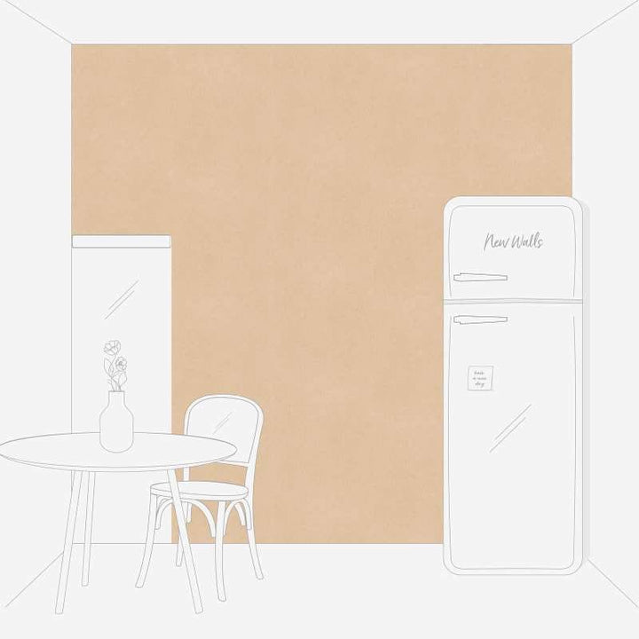 Vienkrāsainas tapetes ar gludu virsmu bēšā krāsā - 1355306 AS Creation