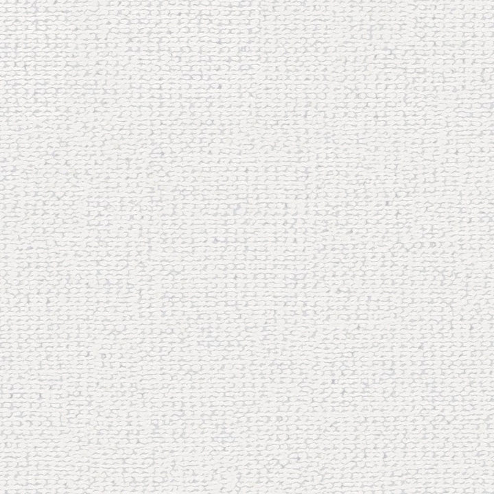 Vienkrāsainas tapetes ar lina izskatu: baltā krāsā, AS 390392 AS Creation
