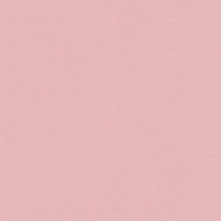 Vienkrāsainas tapetes ar lina tekstūru: rozā krāsā, 389042 AS Creation
