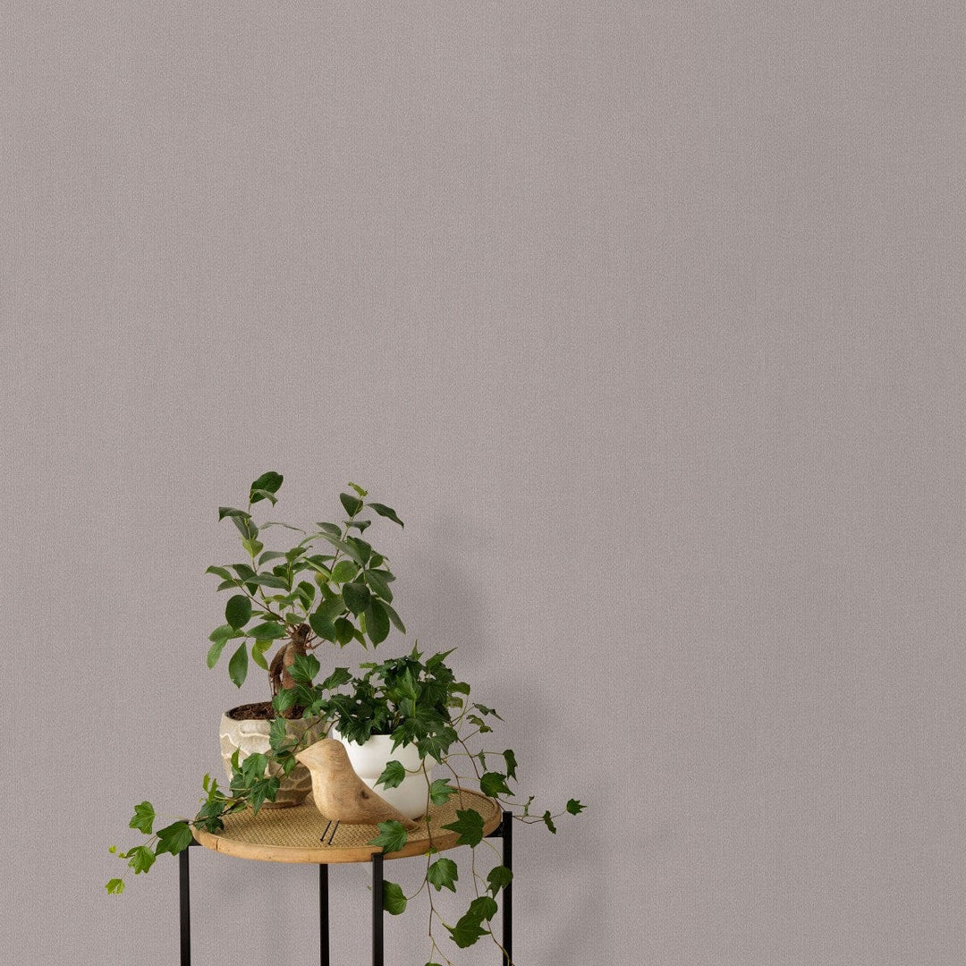 Vienkrāsainas tapetes ar metālisku efektu, taupe/pelēkā, 3766431 Erismann