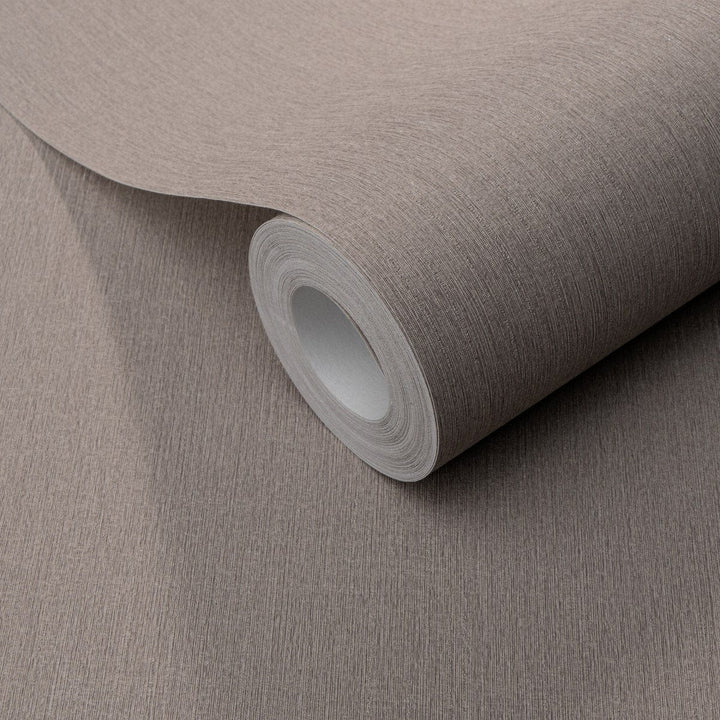 Vienkrāsainas tapetes ar metālisku efektu, taupe/pelēkā, 3766431 Erismann