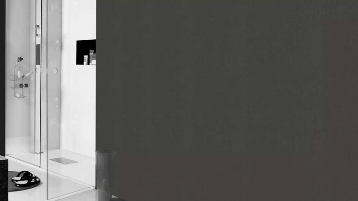 Vienkrāsainas tapetes ar tekstila faktūru melnā krāsā, 633177 RASCH