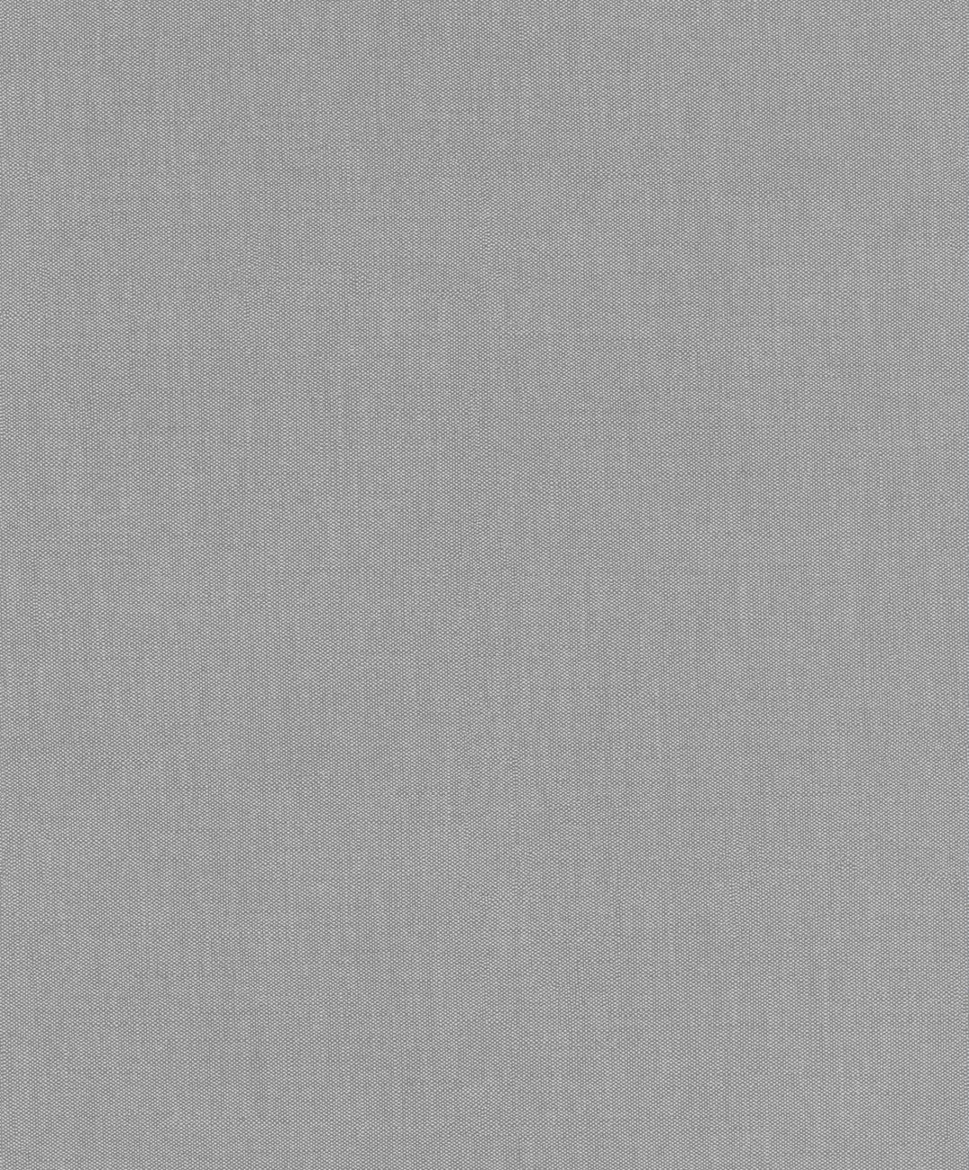 Vienkrāsainas tapetes ar tekstila faktūru pelēkā krāsā, 633597 RASCH