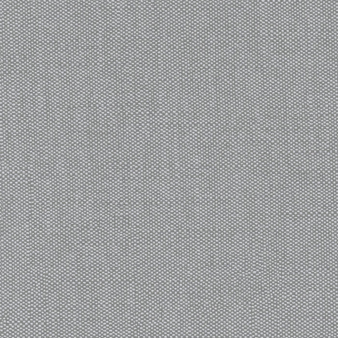 Vienkrāsainas tapetes ar tekstila faktūru pelēkā krāsā, 633597 RASCH