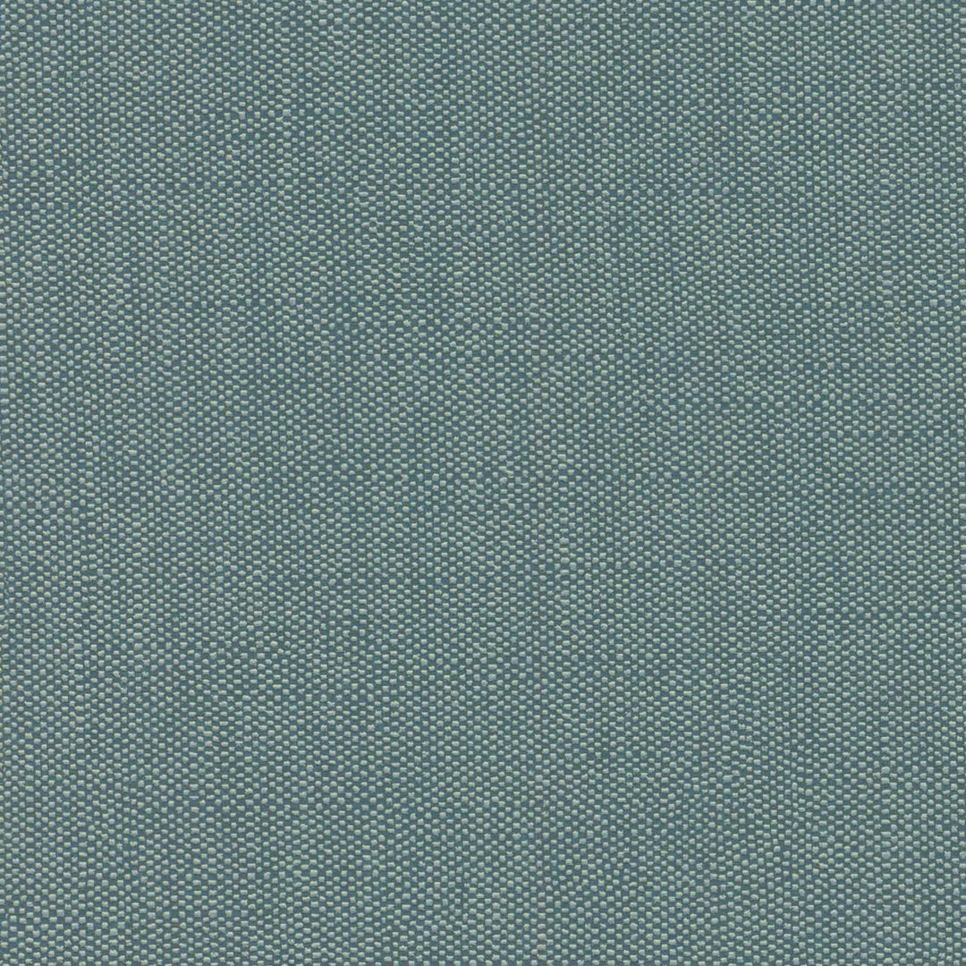 Vienkrāsainas tapetes ar tekstila faktūru tirkīzā krāsā, 633184 RASCH