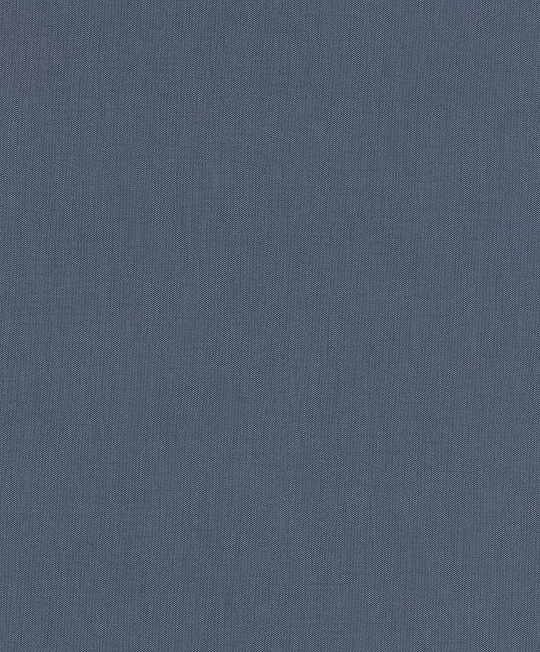 Vienkrāsainas tapetes ar tekstila faktūru tumši zilā krāsā, 633160 RASCH