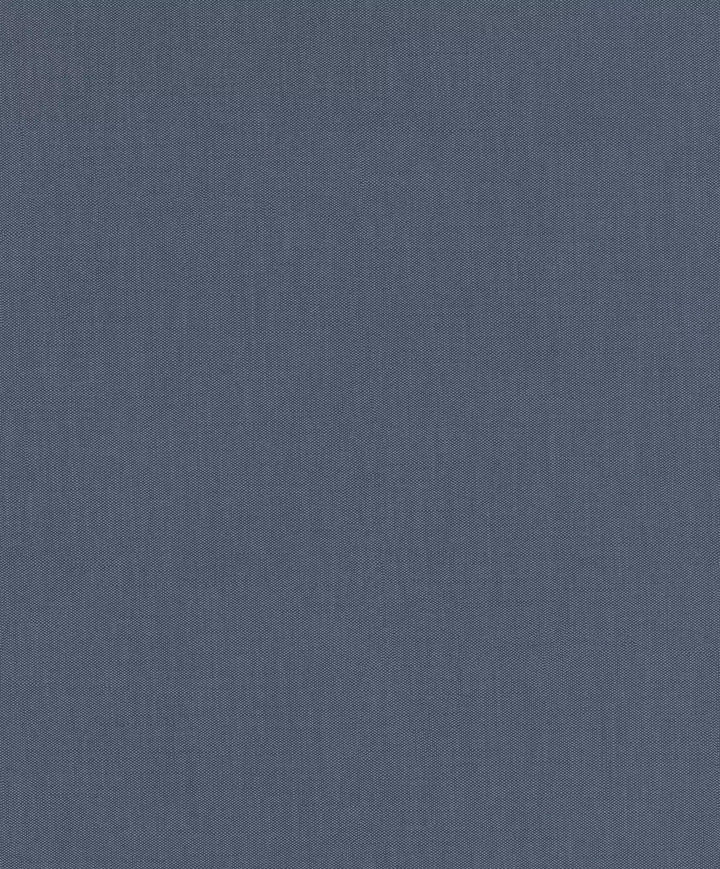 Vienkrāsainas tapetes ar tekstila faktūru tumši zilā krāsā, 633160 RASCH