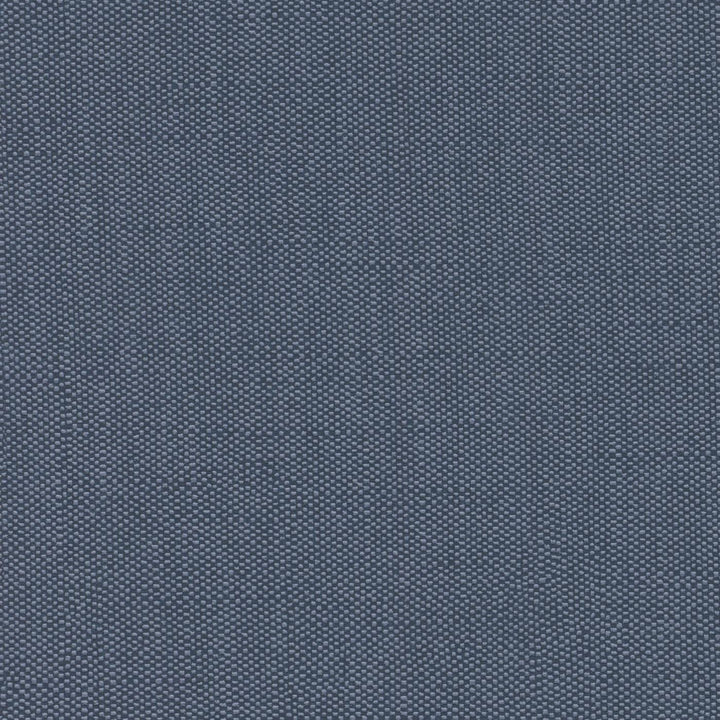 Vienkrāsainas tapetes ar tekstila faktūru tumši zilā krāsā, 633160 RASCH