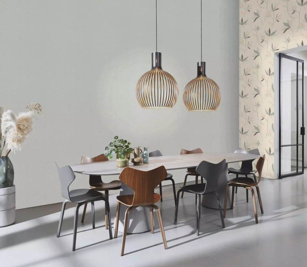 Vienkrāsainas tapetes viesistabai zilgani pelēka krāsā, 633740 RASCH