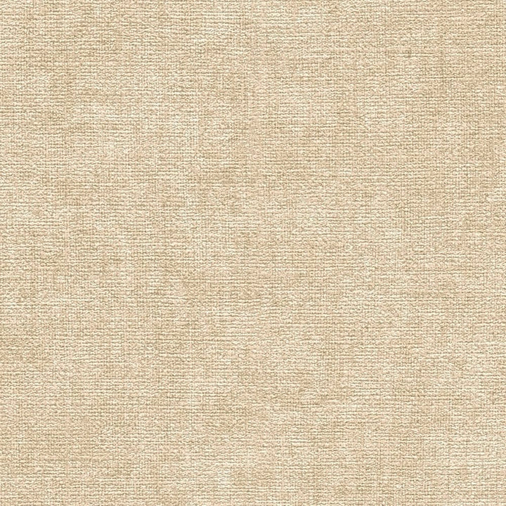 Vienkrāsainas istabai tapetes ar tekstila izskatu - bēšas, 395655 AS Creation