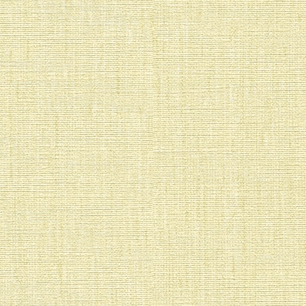 Vienkrāsainas tapetes mierīgam interjeram - dzeltenā krāsā, 396513 AS Creation