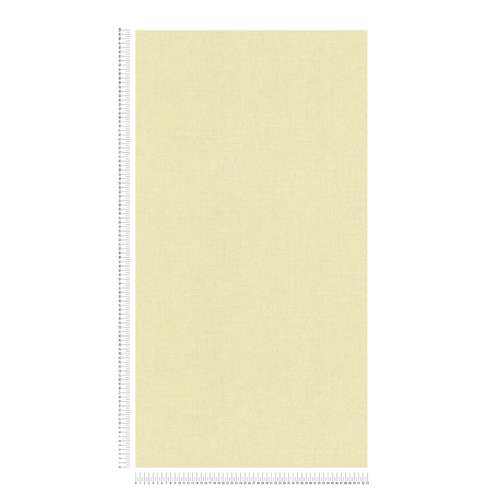 Vienkrāsainas tapetes mierīgam interjeram - dzeltenā krāsā, 396513 AS Creation