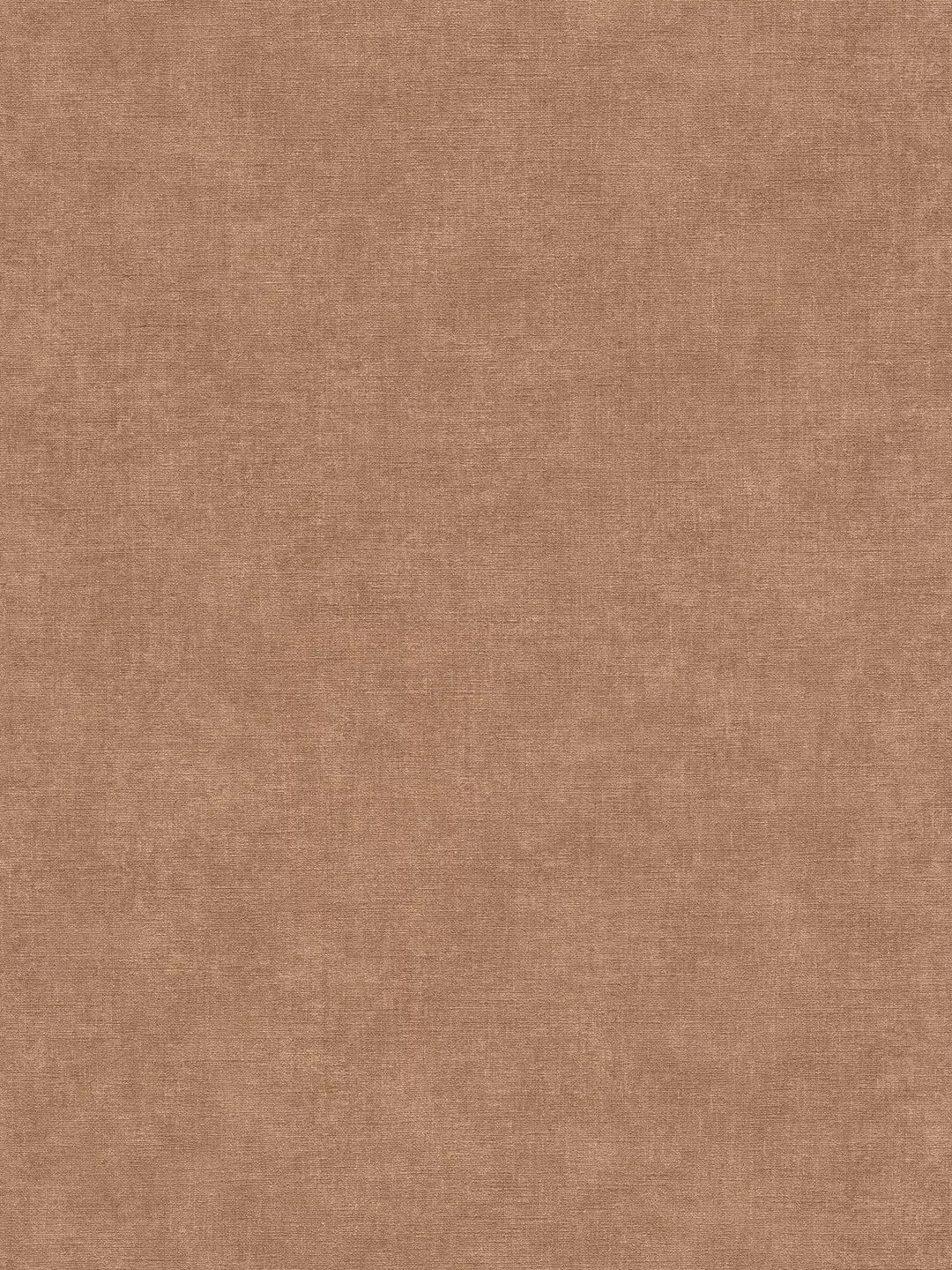 Vienkrāsainas tapetes ar tekstila izskatu tumši brūnā krāsā, 395668 AS Creation