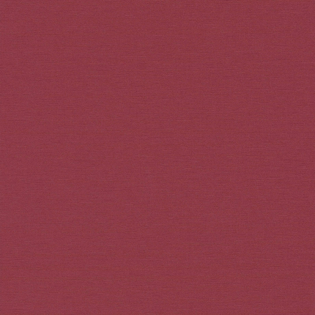 Vienkrāsainas tapetes ar tekstilmateriālu izskatu sarkanā krāsā - 1373505 AS Creation