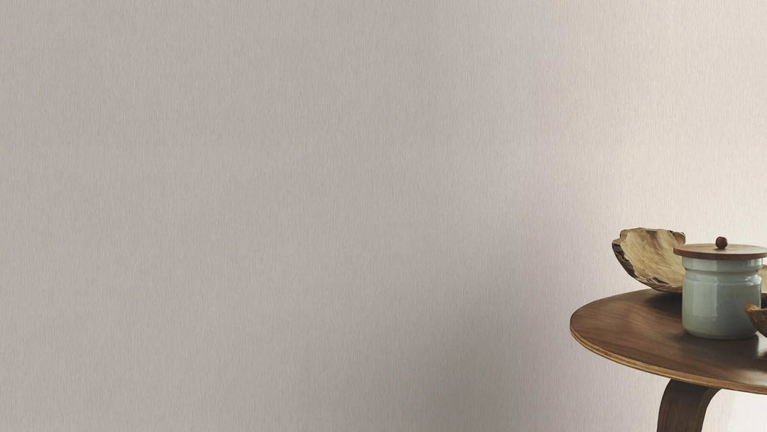 Vienkrāsainas tapetes ar vertikālu struktūru bēšā krāsā, 810127 RASCH
