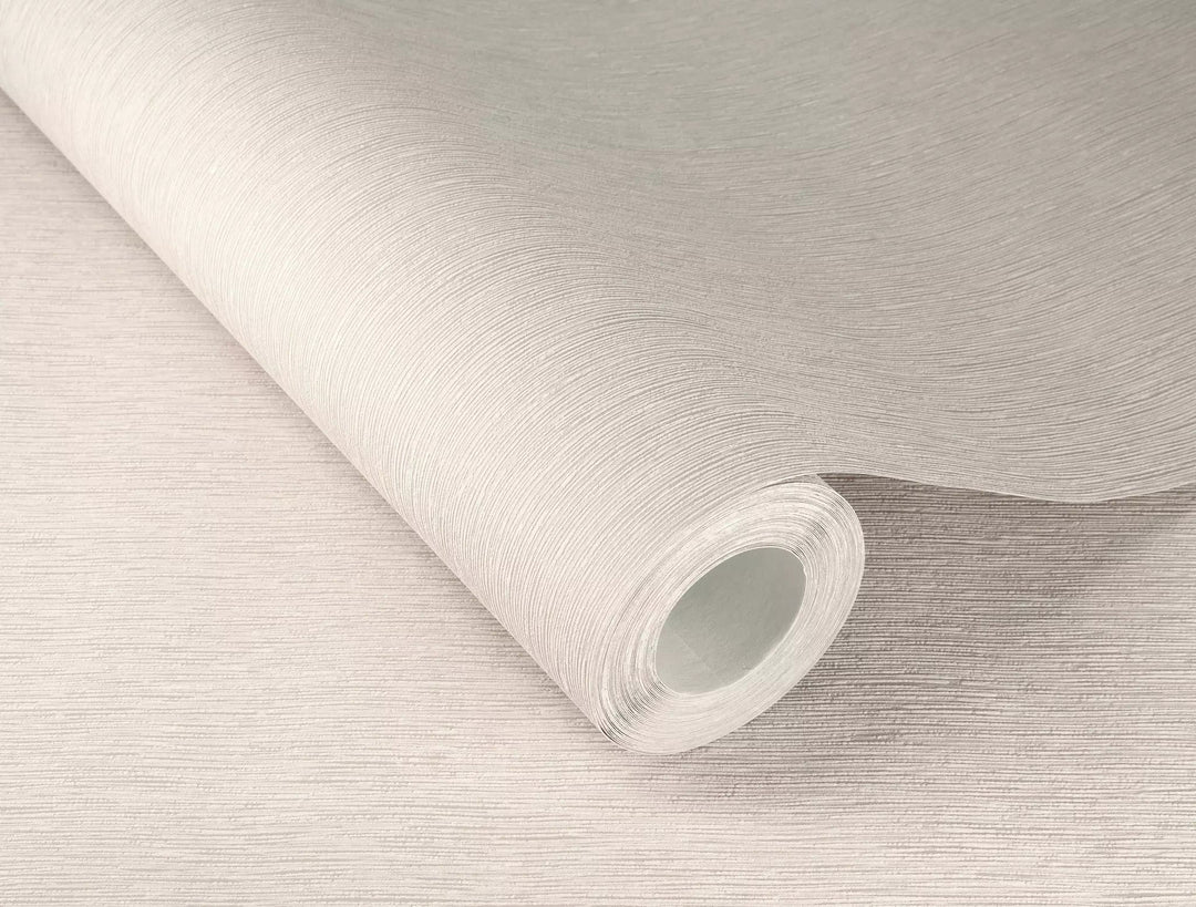Vienkrāsainas tapetes ar vertikālu struktūru bēšā krāsā, 810127 RASCH