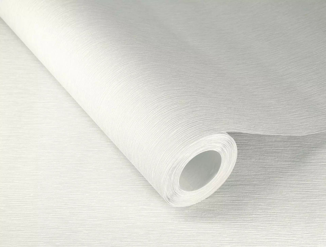 Vienkrāsainas tapetes ar vertikālu struktūru gaiši pelēkā, 810110 RASCH