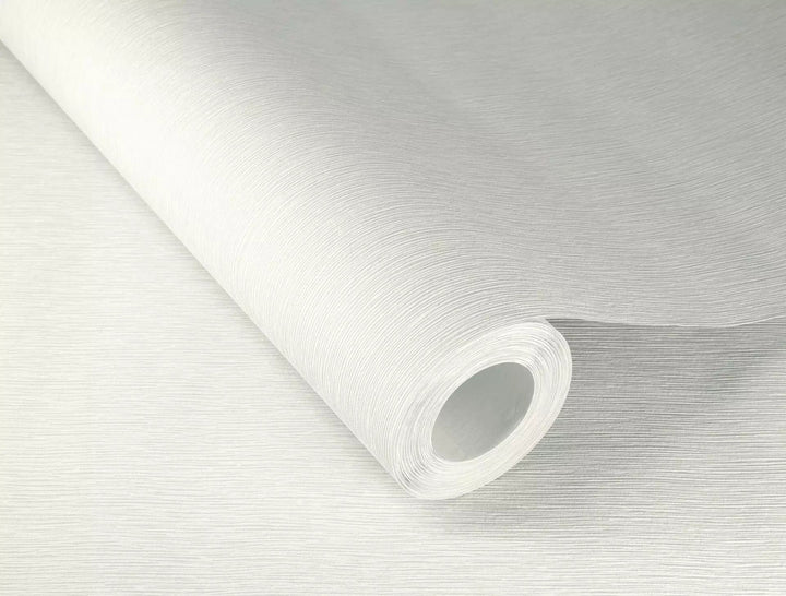 Vienkrāsainas tapetes ar vertikālu struktūru gaiši pelēkā, 810110 RASCH