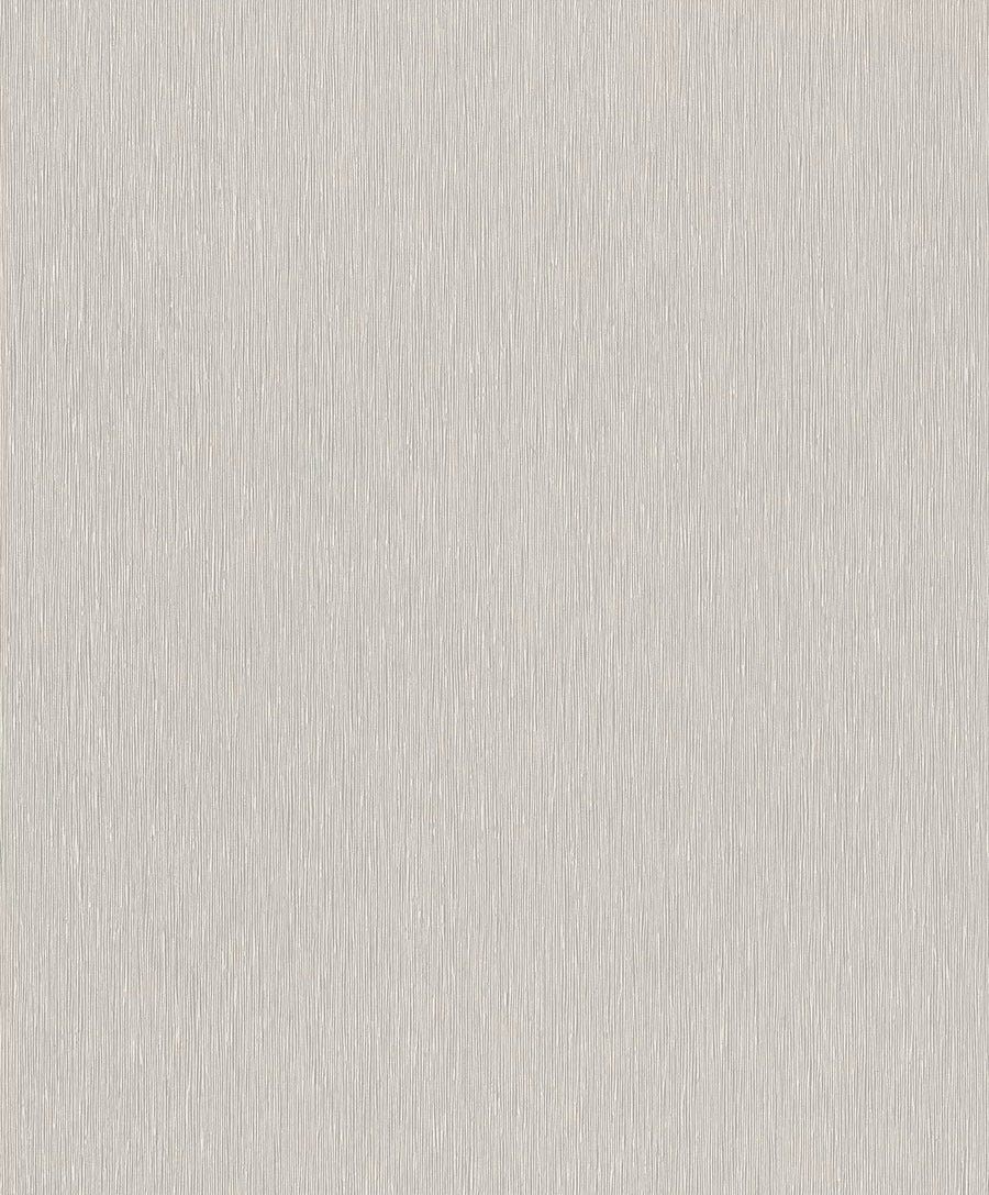 Vienkrāsainas tapetes ar vertikālu struktūru taupe/pelēkā, 810134 RASCH