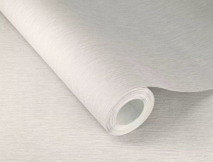 Vienkrāsainas tapetes ar vertikālu struktūru taupe/pelēkā, 810134 RASCH