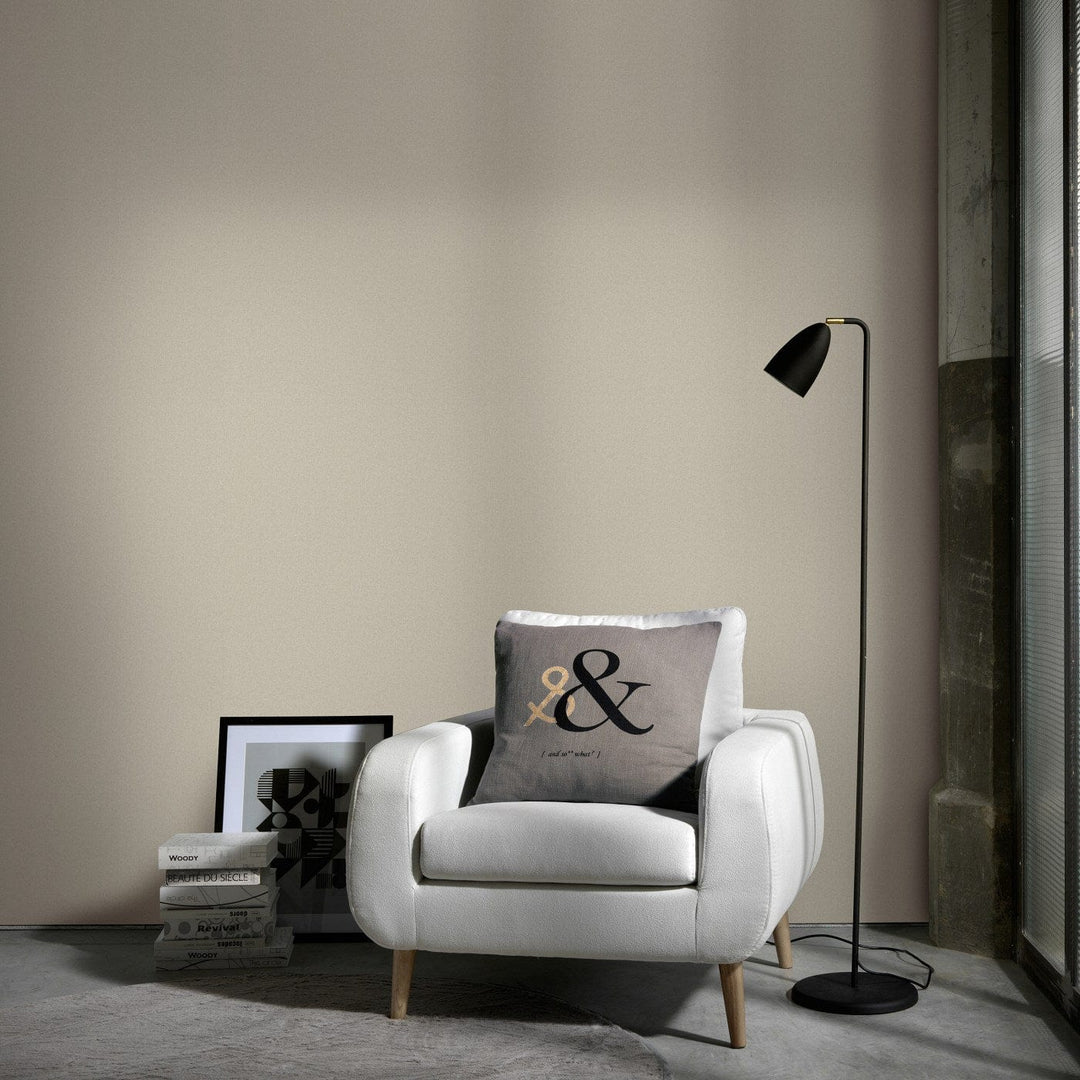 Vienkrāsainas tapetes taupe/pelēkā krāsā, nedaudz spīdīga, 1045437 Erismann