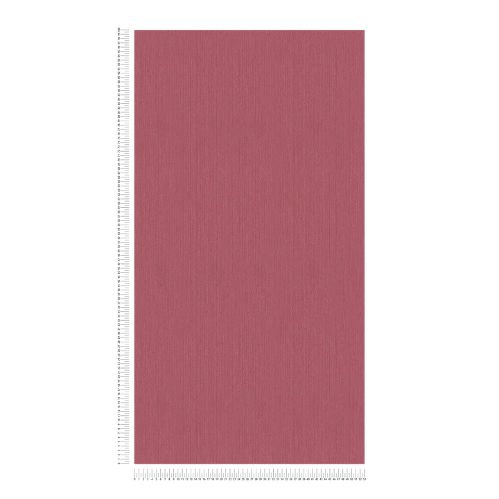 Vienkrāsainas tekstila tapetes sarkanā krāsā, 306836 AS Creation