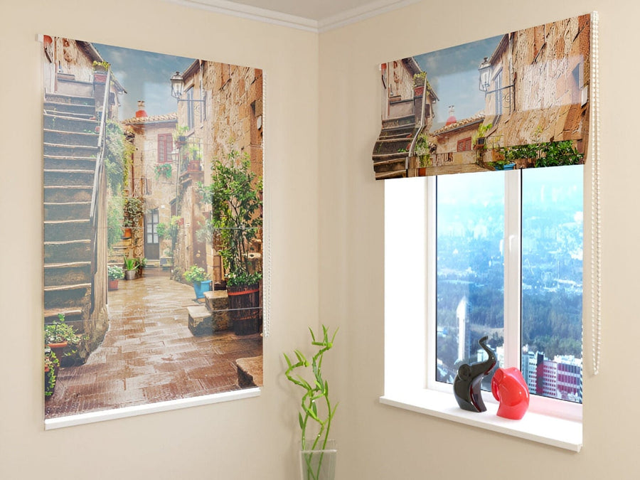 Žalūzijas - Vecā ieliņa Toskānā - viegla montāža Tapetenshop.lv