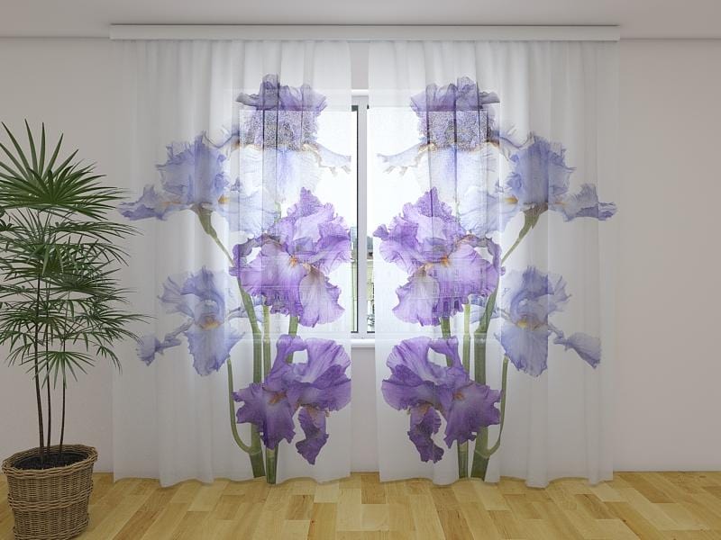 Dienas un nakts aizkari ar ziedu motīviem - Spring Breeze Tapetenshop.lv