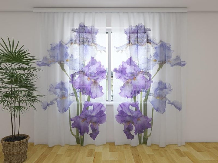 Dienas un nakts aizkari ar ziedu motīviem - Spring Breeze Tapetenshop.lv