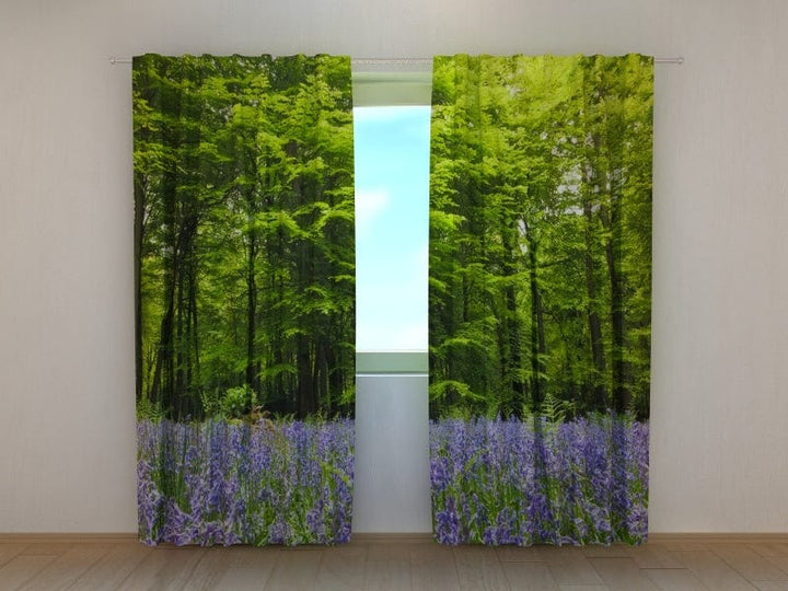 Dienas un nakts aizkari - Noslēpumains mežs Tapetenshop.lv