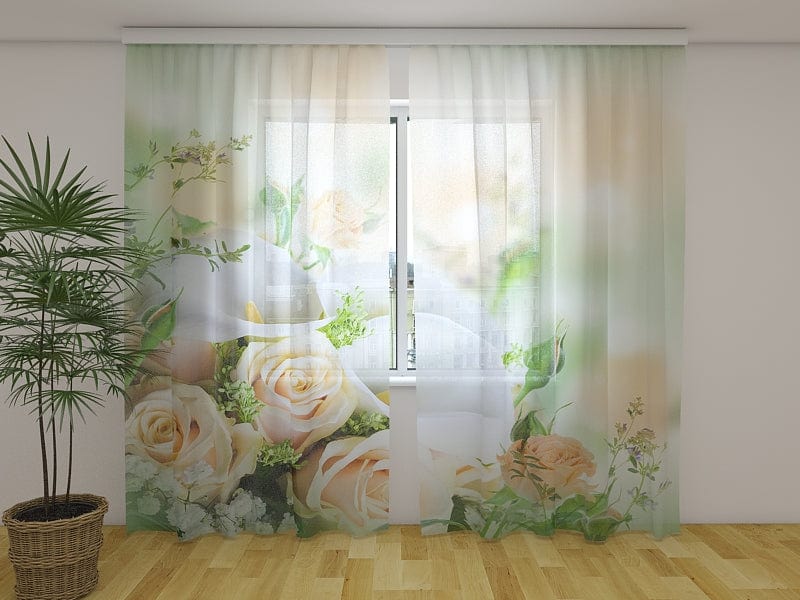 Dienas un nakts aizkari - Pavasara ziedu pušķis 180 x 140 cm (2x  90x140 cm) / SCREEN Tapetenshop.lv