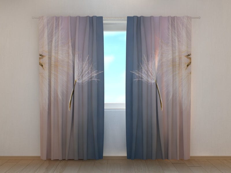 Dienas un nakts aizkari - Pūkainas pienenes Tapetenshop.lv