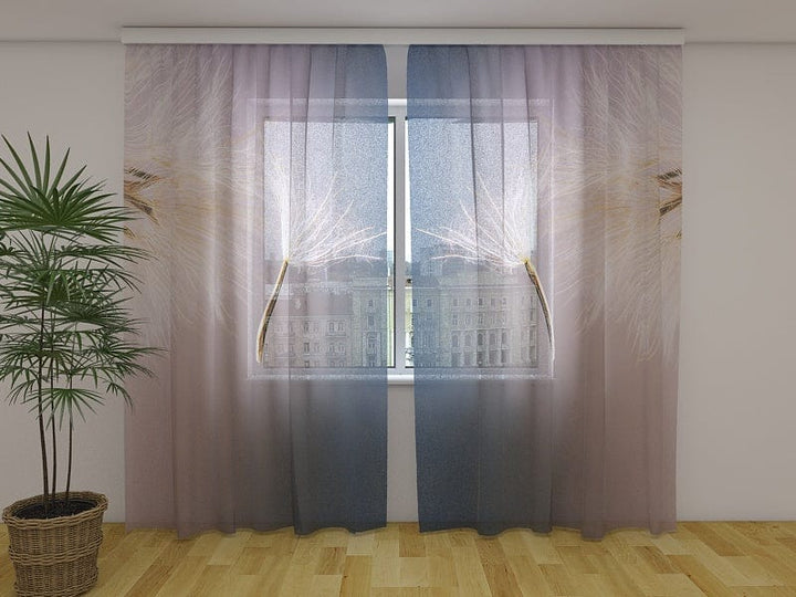 Dienas un nakts aizkari - Pūkainas pienenes Tapetenshop.lv