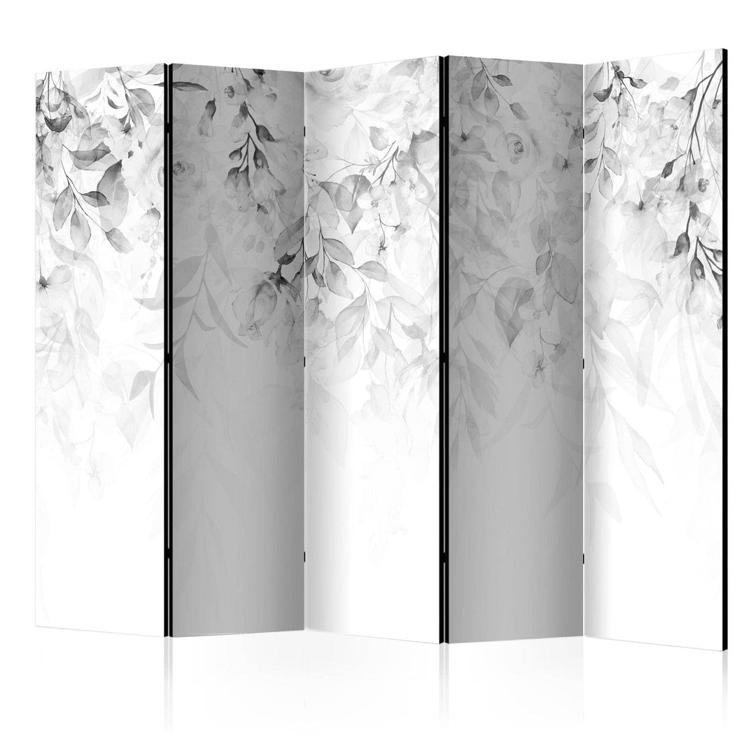 Melnbalts aizslietnis ar ziedu motīvu 225x172 cm, 136173  ART