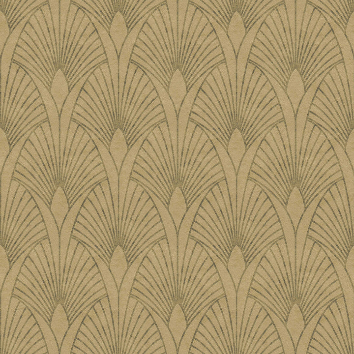 Art Deco tapetes glamūra stilā - zelt, bēša, brūna krāsa AS 374272 AS Creation