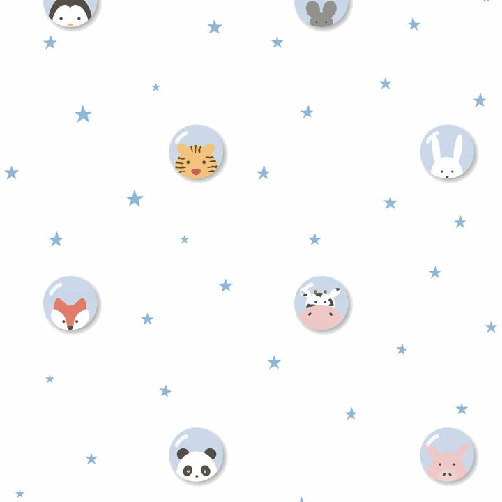 Bērnu tapetes bērnu istabai gaišos toņos, 381433, Bez PVC 🌿 AS Creation