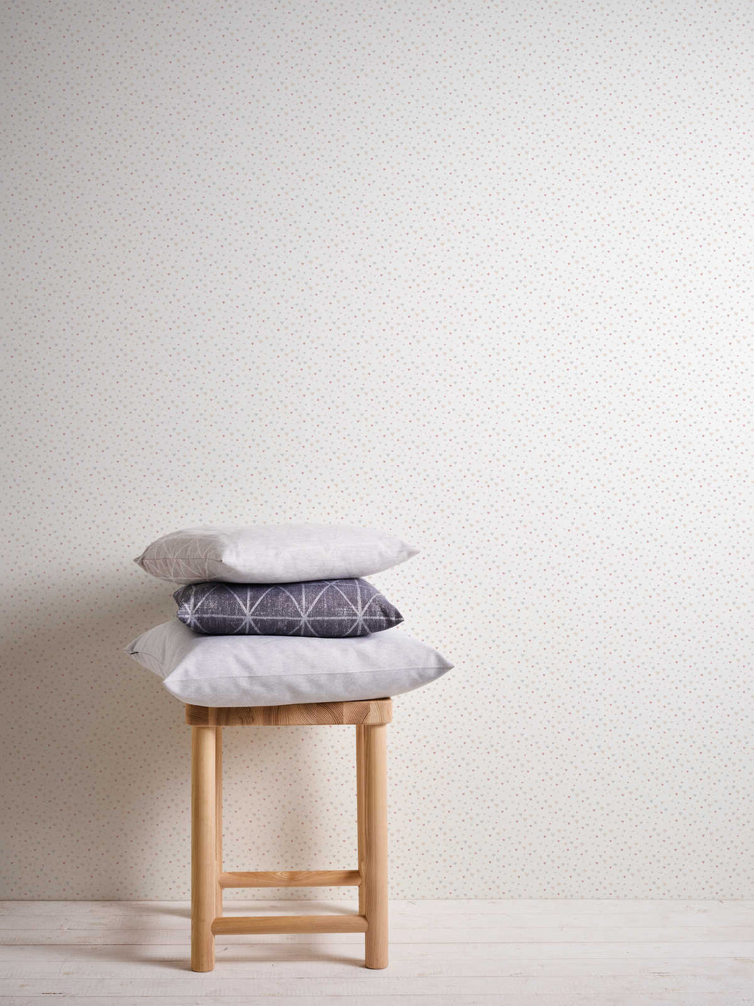 Bērnu tapetes meitenes istabai ar mazam sirsniņām, 381241, Bez PVC 🌿 AS Creation